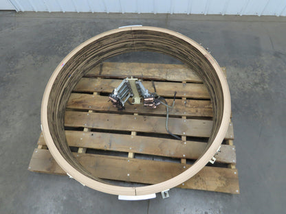 Four Bar Electrification 125A 600V 10 Conductor 60" Diameter Bussway Rail Union
