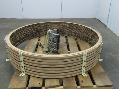 Four Bar Electrification 125A 600V 10 Conductor 60" Diameter Bussway Rail Union