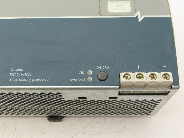 Sola SDN20-24-100 Power Supply Unit 24VDC 20A Output 115/230V Input 600W