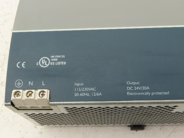 Sola SDN20-24-100 Power Supply Unit 24VDC 20A Output 115/230V Input 600W