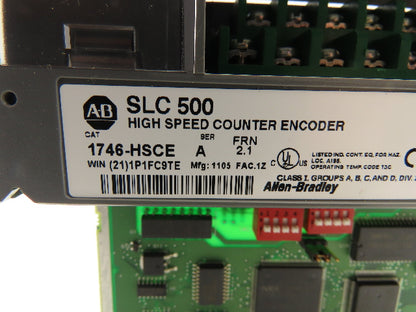 Allen Bradley 1746-HSCE SLC 500 High Speed Counter Encoder FRN 2.1 Series A