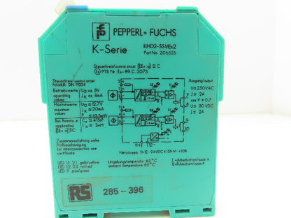 Pepperl Fuchs KHD2-SS1/EX2 Isolated Switch Relay Amplifier Module Lot of 4
