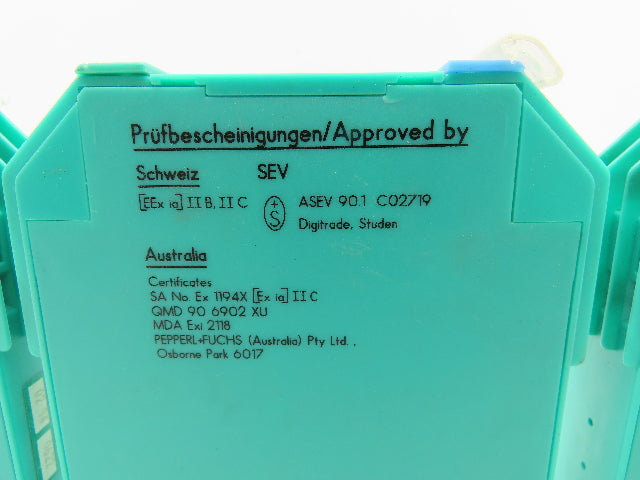 Pepperl Fuchs KHD2-SS1/EX2 Isolated Switch Relay Amplifier Module Lot of 4