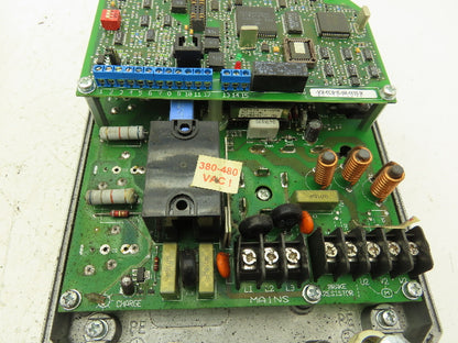 ABB ACS201-6P6-3-00-10 ACS 200 AC VFD Drive 480V 10A Broken Cover