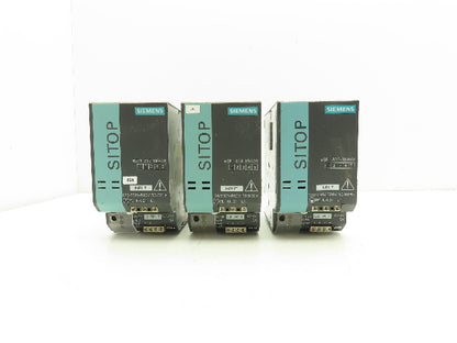 Siemens 6EP1333-3BA00 SITOP Modular Power Supply 24VDC 5A 1/2ph Lot Of 3