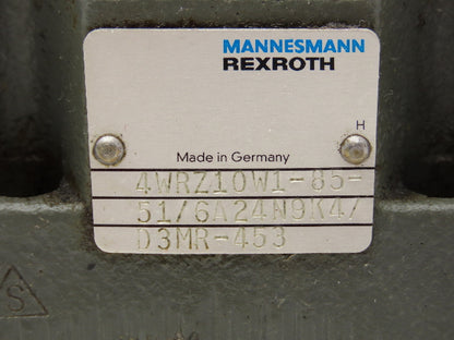 Rexroth 4WRZ10W1-85-51/6A24N9K4/D3MR Proportional Directional Valve