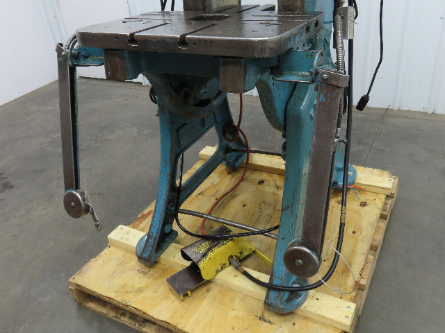 Federal No 3 Mechanical OBI Punch Press 32 Ton 2-1/2" Stroke 7" Throat 3Hp 3Ph