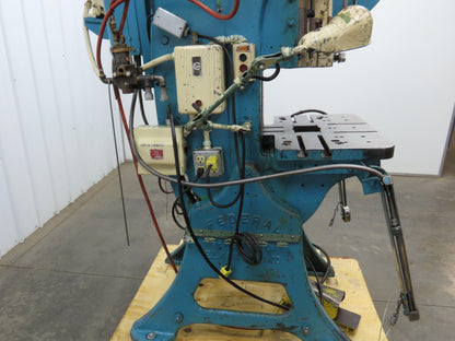 Federal No 3 Mechanical OBI Punch Press 32 Ton 2-1/2" Stroke 7" Throat 3Hp 3Ph