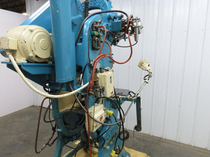 Federal No 3 Mechanical OBI Punch Press 32 Ton 2-1/2" Stroke 7" Throat 3Hp 3Ph