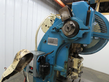 L&J No 18 Mechanical OBI Punch Press 18 Ton 2" Stroke 6" Throat 1.5Hp 3Ph