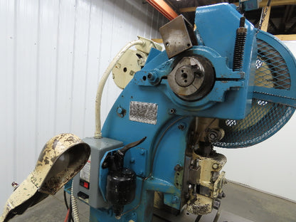 L&J No 18 Mechanical OBI Punch Press 18 Ton 2" Stroke 6" Throat 1.5Hp 3Ph