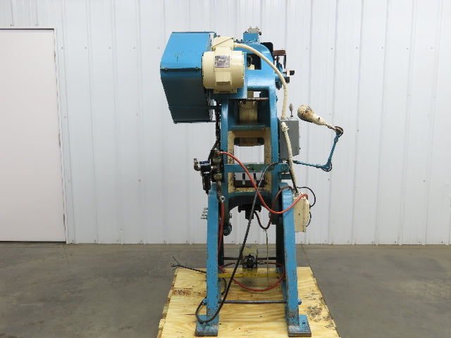 L&J No 18 Mechanical OBI Punch Press 18 Ton 2" Stroke 6" Throat 1.5Hp 3Ph