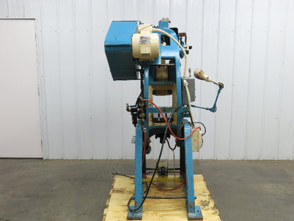 L&J No 18 Mechanical OBI Punch Press 18 Ton 2" Stroke 6" Throat 1.5Hp 3Ph