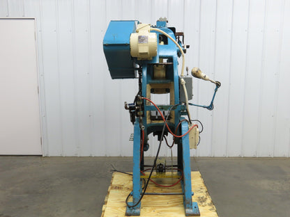 L&J No 18 Mechanical OBI Punch Press 18 Ton 2" Stroke 6" Throat 1.5Hp 3Ph