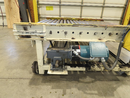 54" Pallet Conveyor 2.5" Roller 60"L 1Hp 460V Chain Drive 60 FPM