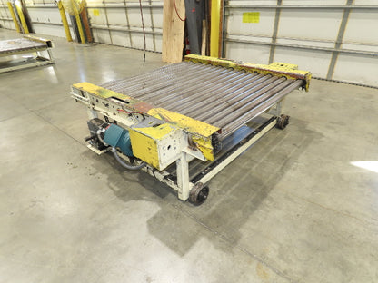 54" Pallet Conveyor 2.5" Roller 60"L 1Hp 460V Chain Drive 60 FPM