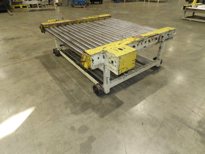 54" Pallet Conveyor 2.5" Roller 60"L 1Hp 460V Chain Drive 60 FPM