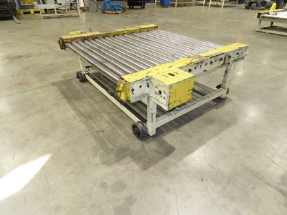 54" Pallet Conveyor 2.5" Roller 60"L 1Hp 460V Chain Drive 60 FPM