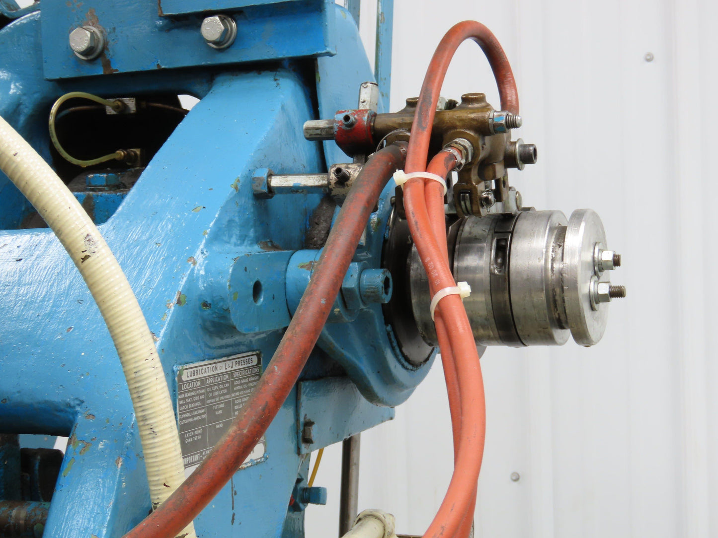 L&J No 18 Mechanical OBI Punch Press 18 Ton 2" Stroke 6" Throat 1.5Hp 3Ph