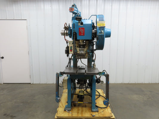 L&J No 18 Mechanical OBI Punch Press 18 Ton 2" Stroke 6" Throat 1.5Hp 3Ph