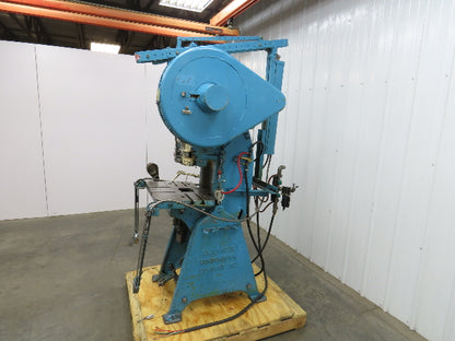 L&J No 18 Mechanical OBI Punch Press 18 Ton 2" Stroke 6" Throat 1.5Hp 3Ph