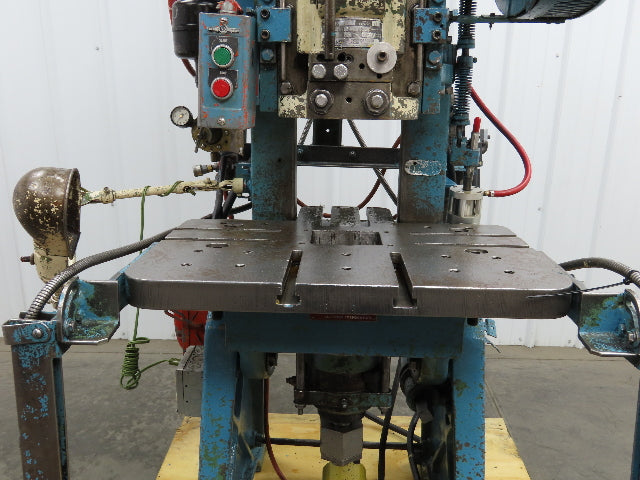 L&J No 18 Mechanical OBI Punch Press 18 Ton 2" Stroke 6" Throat 1.5Hp 3Ph