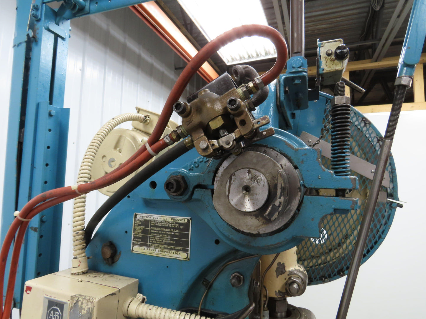 L&J No 18 Mechanical OBI Punch Press 18 Ton 2" Stroke 6" Throat 1.5Hp 3Ph