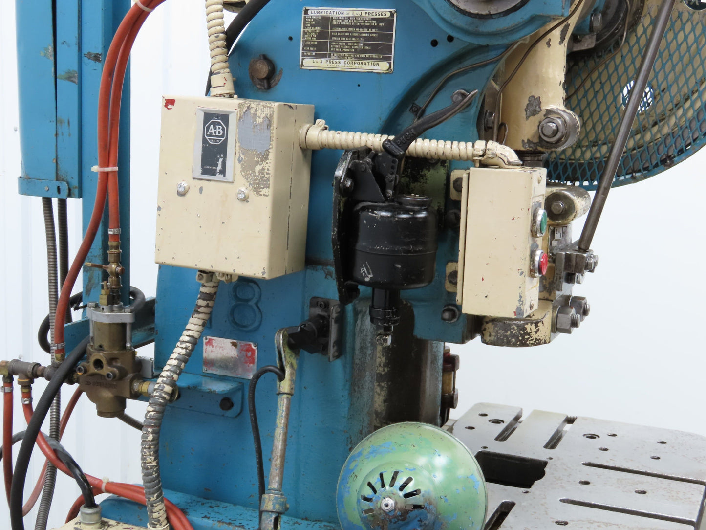 L&J No 18 Mechanical OBI Punch Press 18 Ton 2" Stroke 6" Throat 1.5Hp 3Ph
