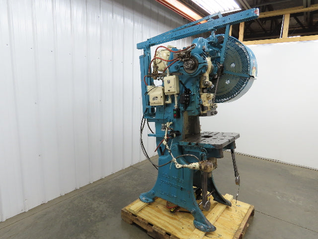 L&J No 3 Mechanical OBI Punch Press 22 Ton 2-1/2" Stroke 7" Throat 2Hp 3Ph