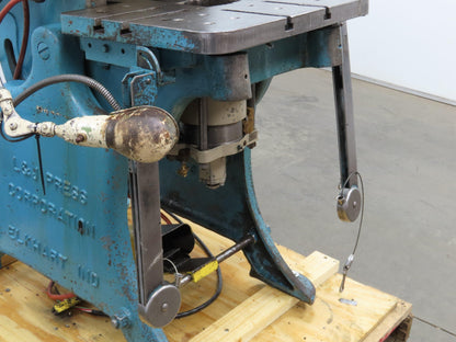 L&J No 3 Mechanical OBI Punch Press 22 Ton 2-1/2" Stroke 7" Throat 2Hp 3Ph