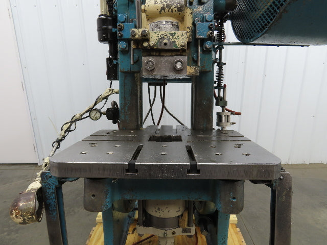 L&J No 3 Mechanical OBI Punch Press 22 Ton 2-1/2" Stroke 7" Throat 2Hp 3Ph