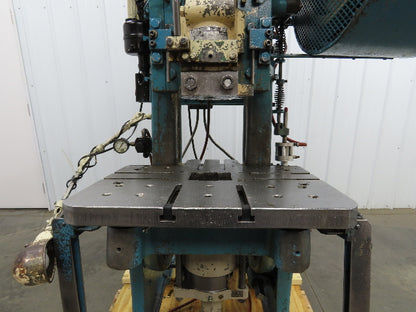 L&J No 3 Mechanical OBI Punch Press 22 Ton 2-1/2" Stroke 7" Throat 2Hp 3Ph
