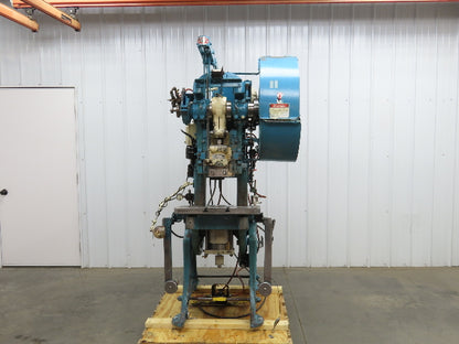 L&J No 3 Mechanical OBI Punch Press 22 Ton 2-1/2" Stroke 7" Throat 2Hp 3Ph