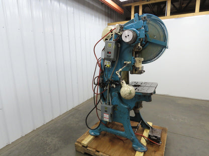 L&J No 3 Mechanical OBI Punch Press 22 Ton 1-3/8" Stroke 63/4" Throat 2Hp 3Ph