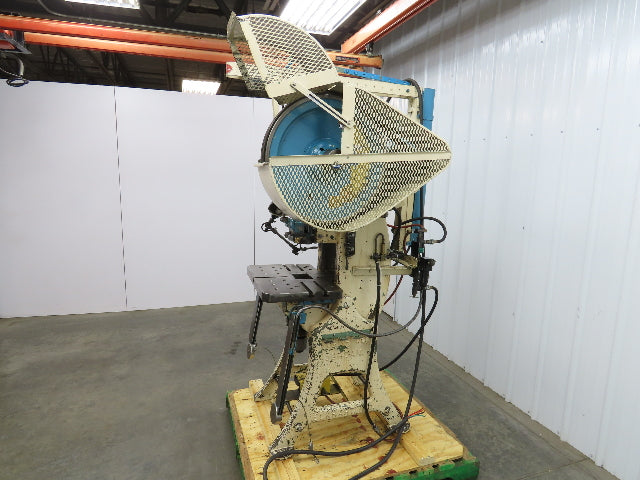 L&J No 2 Mechanical OBI Punch Press 18 Ton 1-7/8" Stroke 6" Throat 1.5Hp 3Ph