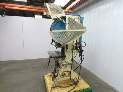 L&J No 2 Mechanical OBI Punch Press 18 Ton 1-7/8" Stroke 6" Throat 1.5Hp 3Ph