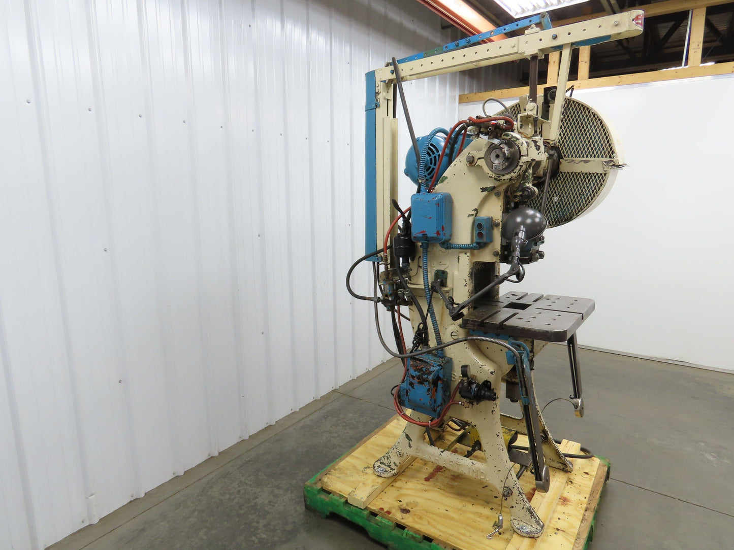 L&J No 2 Mechanical OBI Punch Press 18 Ton 1-7/8" Stroke 6" Throat 1.5Hp 3Ph