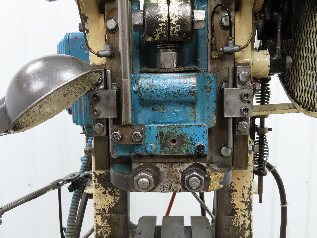 L&J No 2 Mechanical OBI Punch Press 18 Ton 1-7/8" Stroke 6" Throat 1.5Hp 3Ph