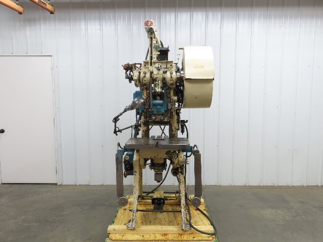 L&J No 2 Mechanical OBI Punch Press 18 Ton 1-7/8" Stroke 6" Throat 1.5Hp 3Ph