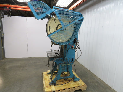 L&J No 3 Mechanical OBI Punch Press 22 Ton 4" Stroke 7" Throat 3Hp 3Ph 220/440V