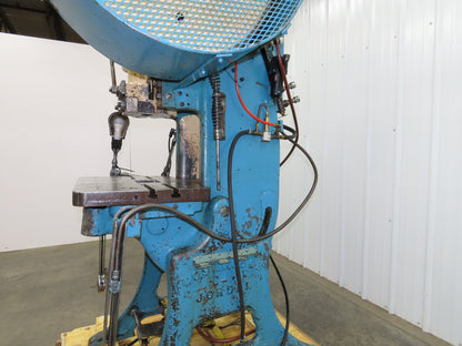 L&J No 3 Mechanical OBI Punch Press 22 Ton 4" Stroke 7" Throat 3Hp 3Ph 220/440V