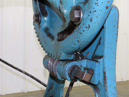 L&J No 3 Mechanical OBI Punch Press 22 Ton 4" Stroke 7" Throat 3Hp 3Ph 220/440V