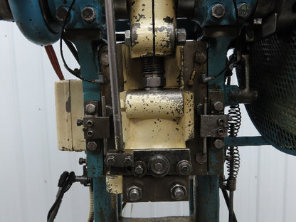 L&J No 3 Mechanical OBI Punch Press 22 Ton 4" Stroke 7" Throat 3Hp 3Ph 220/440V