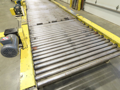 54" Pallet Conveyor 2.5" Roller 1Hp 460V Chain Drive 60 FPM 20' Length