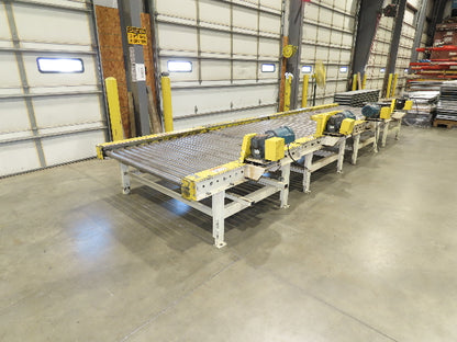 54" Pallet Conveyor 2.5" Roller 1Hp 460V Chain Drive 60 FPM 20' Length