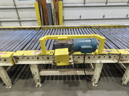 54" Pallet Conveyor 2.5" Roller 1Hp 460V Chain Drive 60 FPM 20' Length