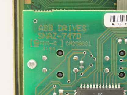 ABB SNAZ-747D Operating Terminal Frequency Converter Control Keypad Assembly