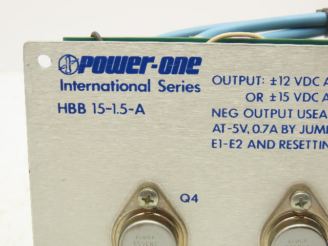 Power One HBB15-1.5-A Open Frame DC Power Supply 12VDC 1.7A 15VDC 1.5A Lot of 3