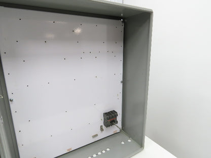 Wiegmann N412363010C Electrical Enclosure Control Panel 36x30x10" 12x9" Cutout