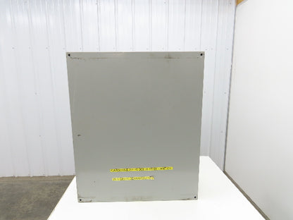 Wiegmann N412363010C Electrical Enclosure Control Panel 36x30x10" 12x9" Cutout
